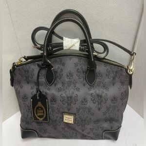 Disney Dooney & Bourke Haunted Mansion Wallpaper Satchel Purse - New